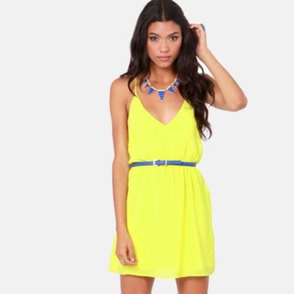 very yellow dresses